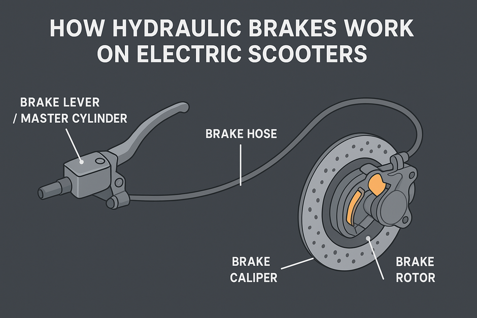 How Hydraulic Brakes Work on Electric Scooters