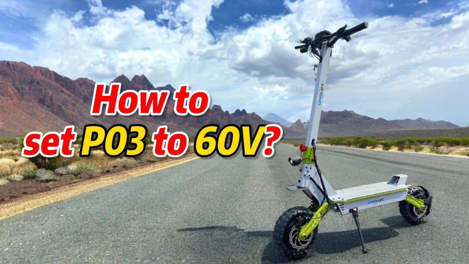 How to set P03 to 60V?---Geofought M9/LIVIAE finger throttle