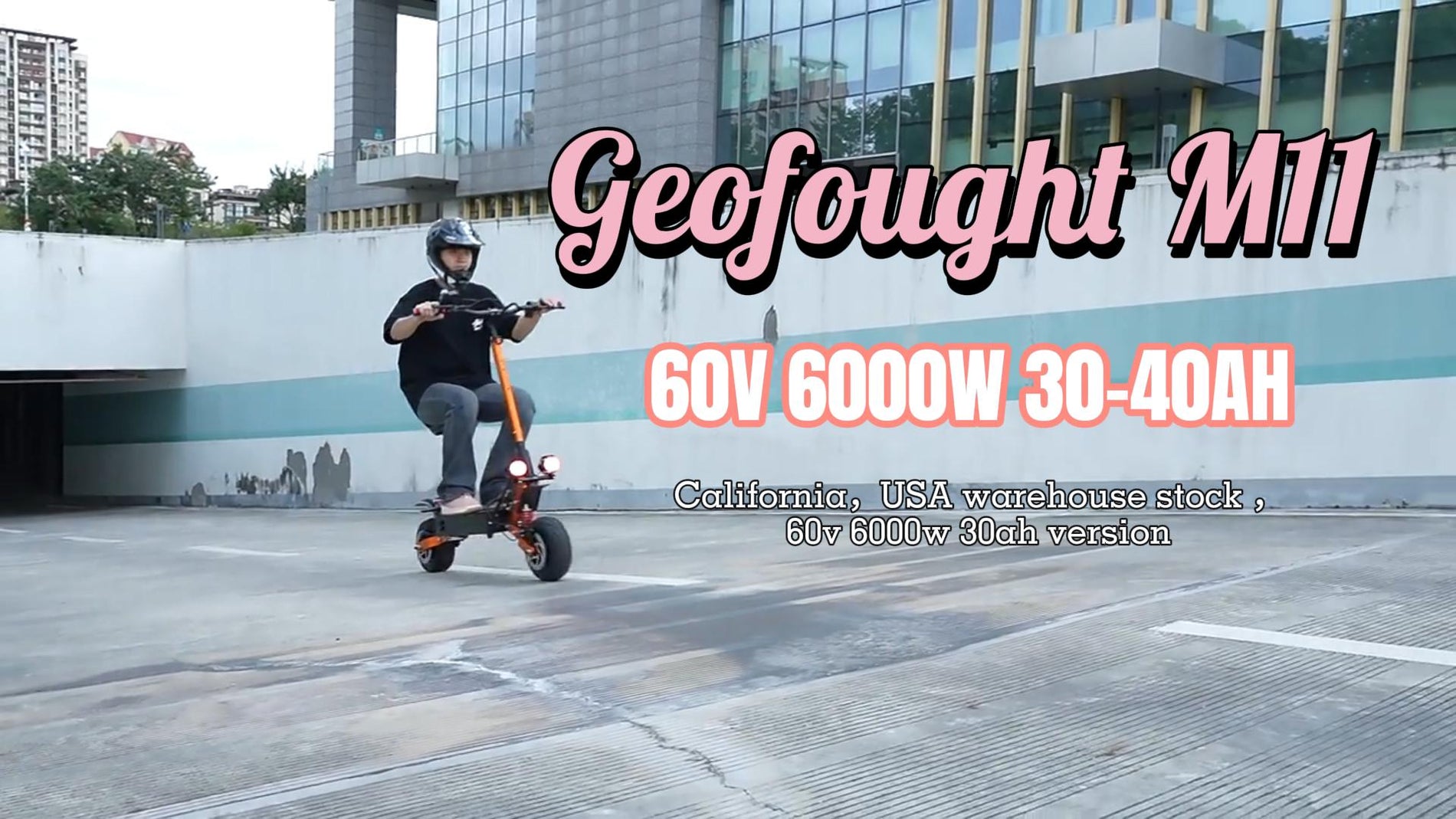 California Warehouse M111 Electric Scooter Promotion