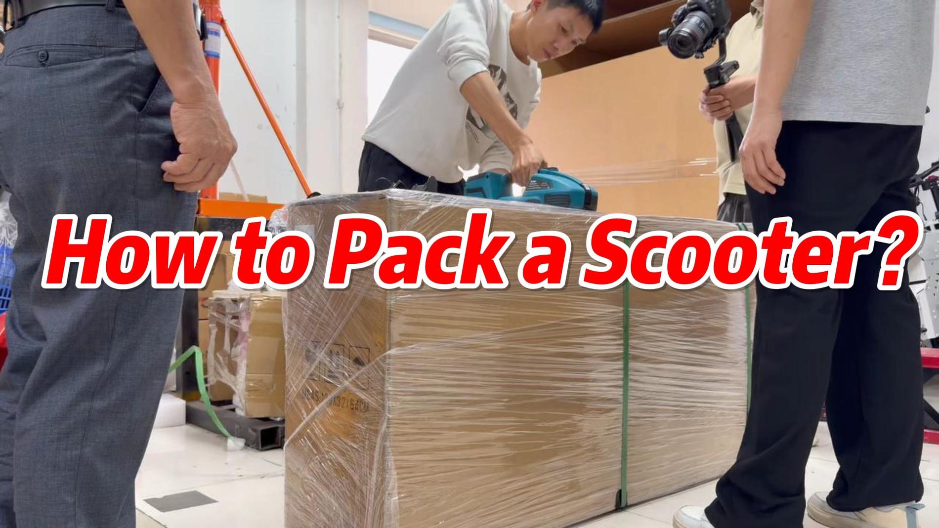 How to pack a scooter？