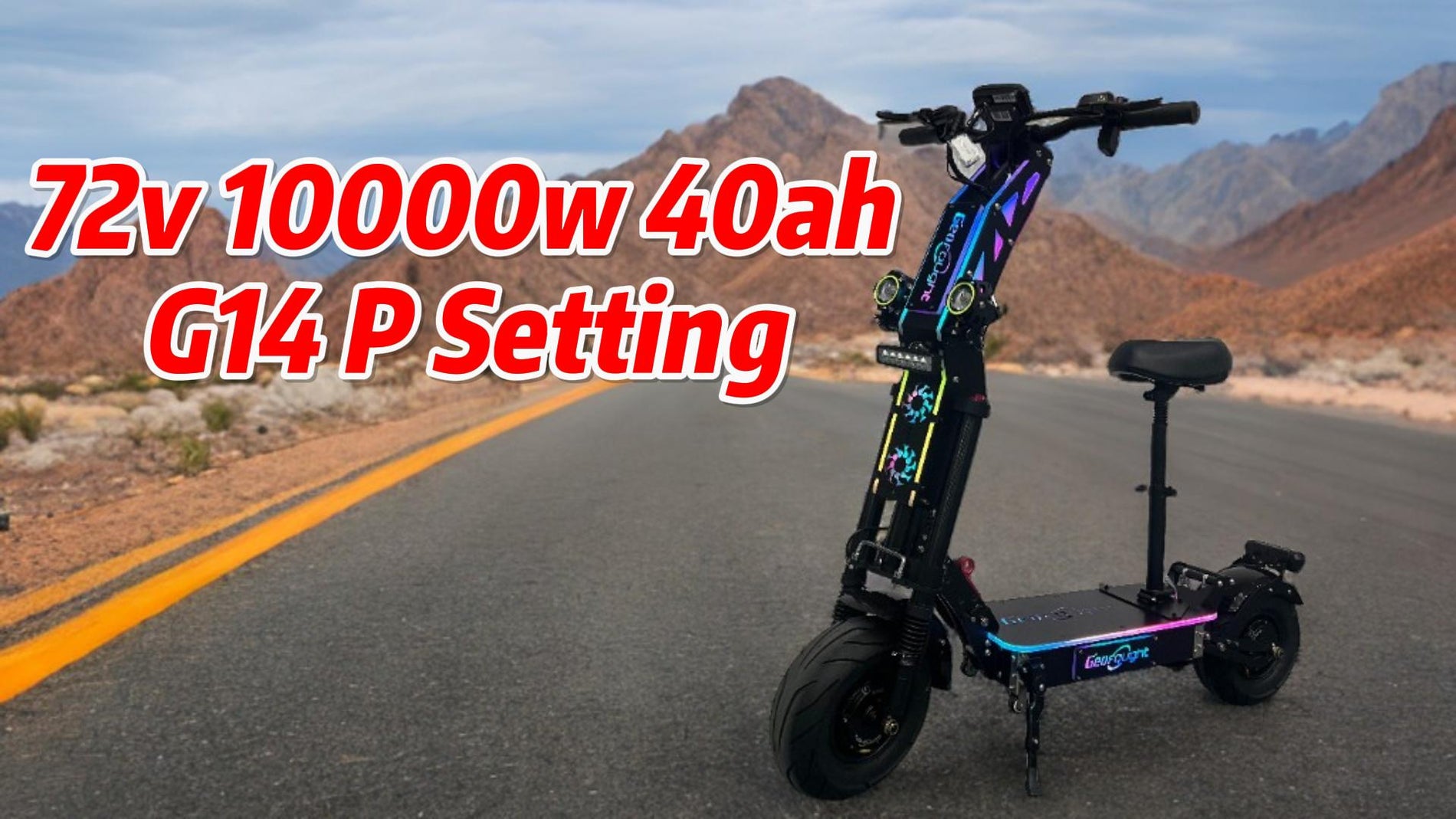 72v 10000w 40ah G14 P Setting