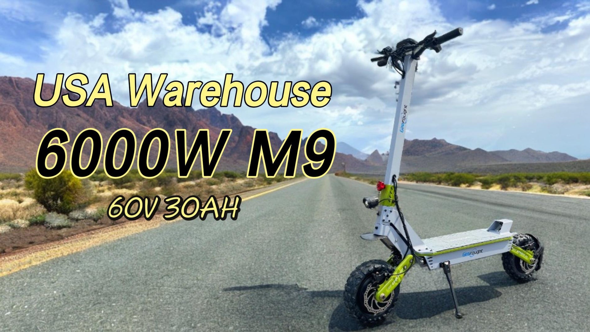 California Warehouse M9 Electric Scooter Promotion