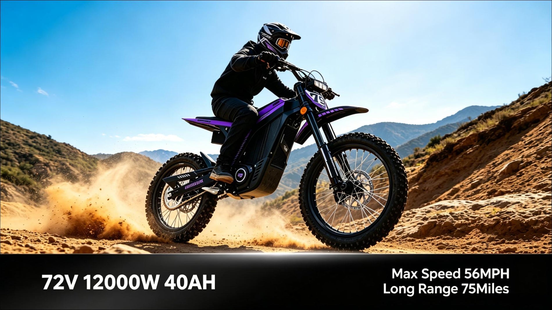 79BIKE Lynx Electric Dirt Bike – 12KW 410Nm Beast Unleashed | 56MPH Top Speed