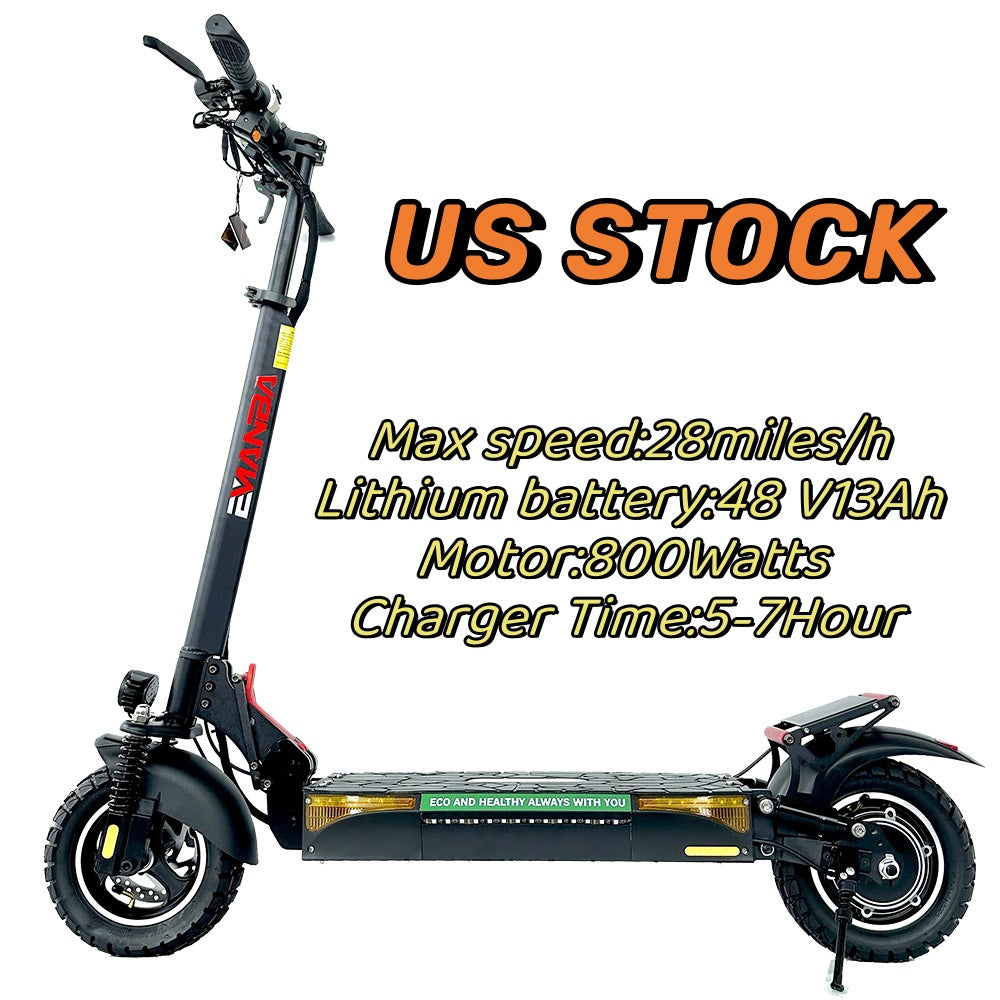 USA in Stock L12 10inch 48v 800w 13ah 45kmh max speed Electric Scooter