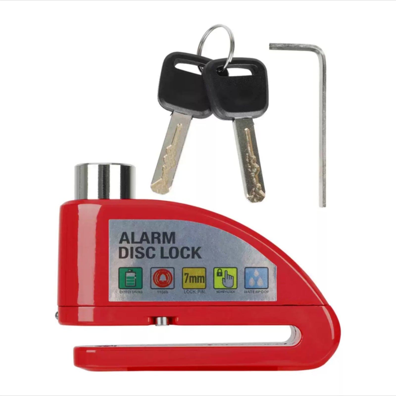 USA Fast Shipping Anti-theft Alarm Brake Locks for Motorcycle Scooter Bike