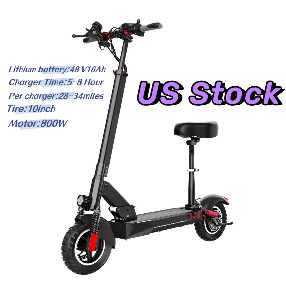 USA Stock M4 pro Foldable 10 inch 800W 48V 16AH 28mph Electric Scooter