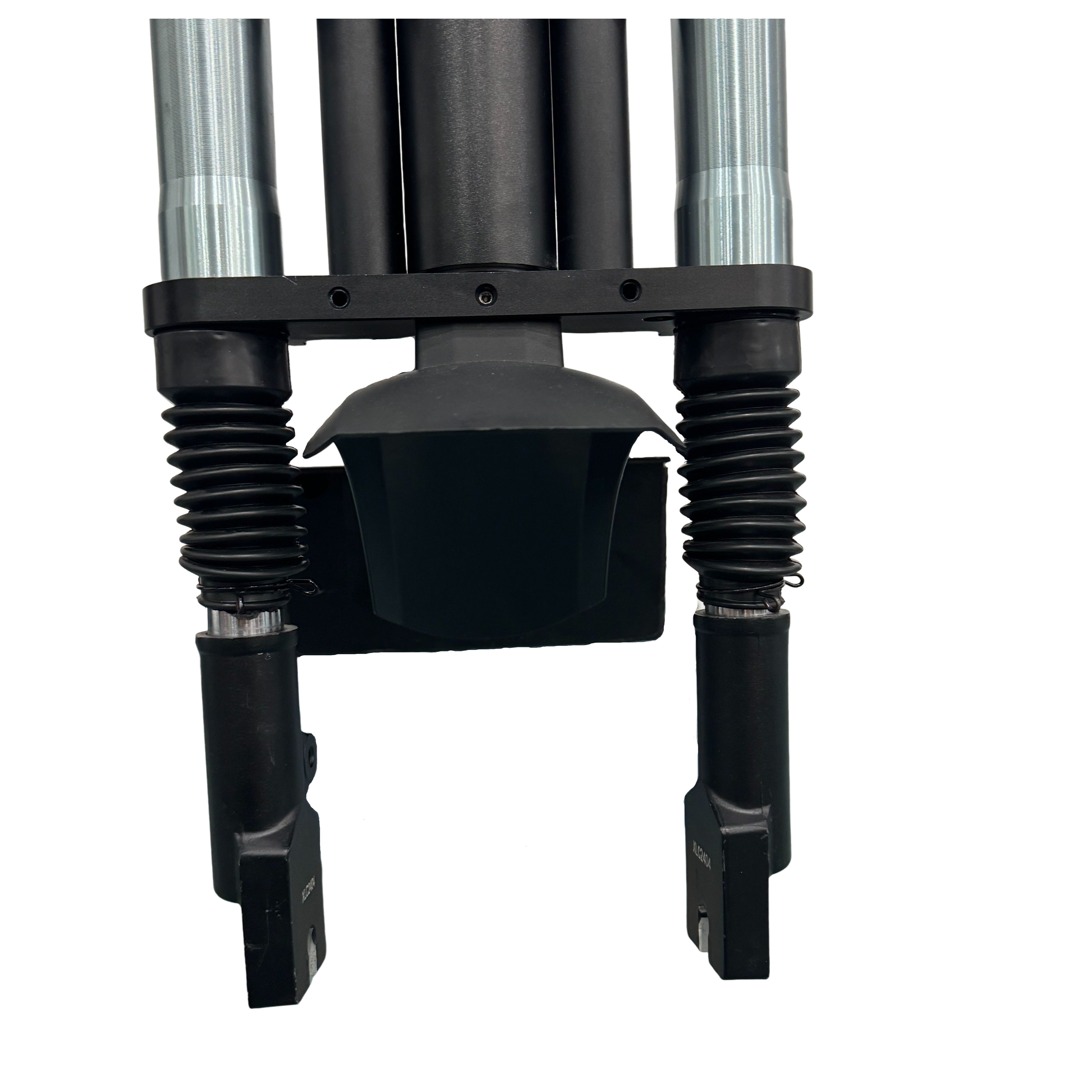 13inch 155mm Open Size Dual Vertical Rod Electric Scooter Frame with 700mm Hydraulic Suspension