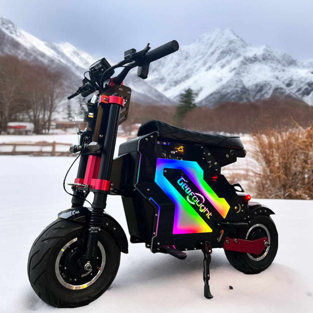 60-70MPH Molo 5 App Setting 72V 10000w NFC Start Scooter With Removable Battery