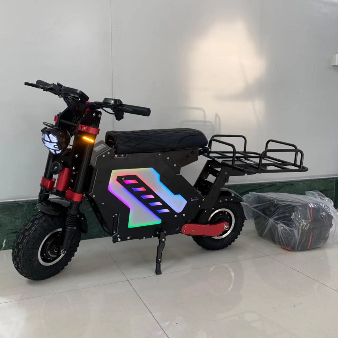 Moped Rear Geofought Molo 5 moped electric scooter Upgraded enlarged rear basket