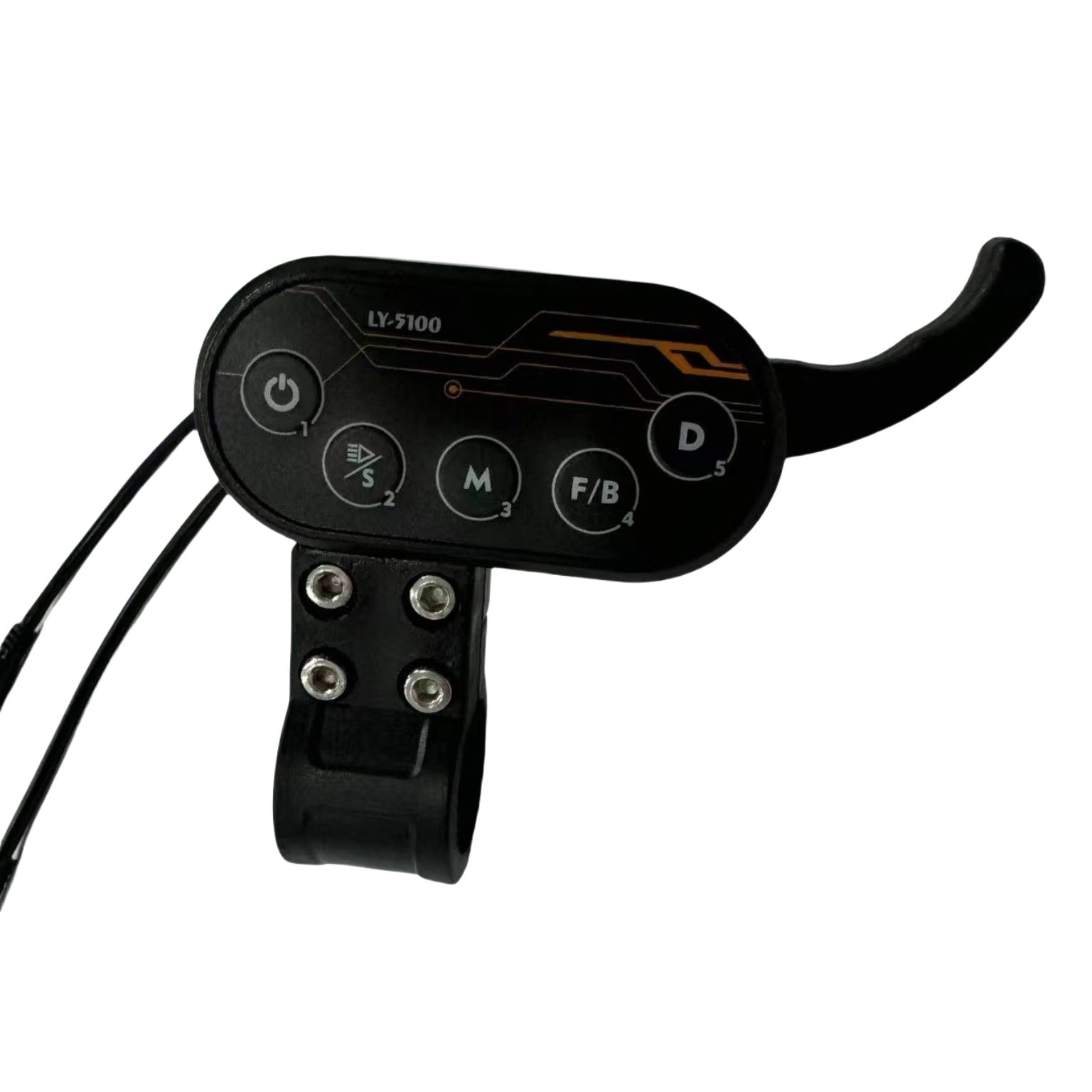 LIVIAE Liya Accelerator Finger Throttle Display With Assistant Button for Molo 5 R7 R8 G14 M9
