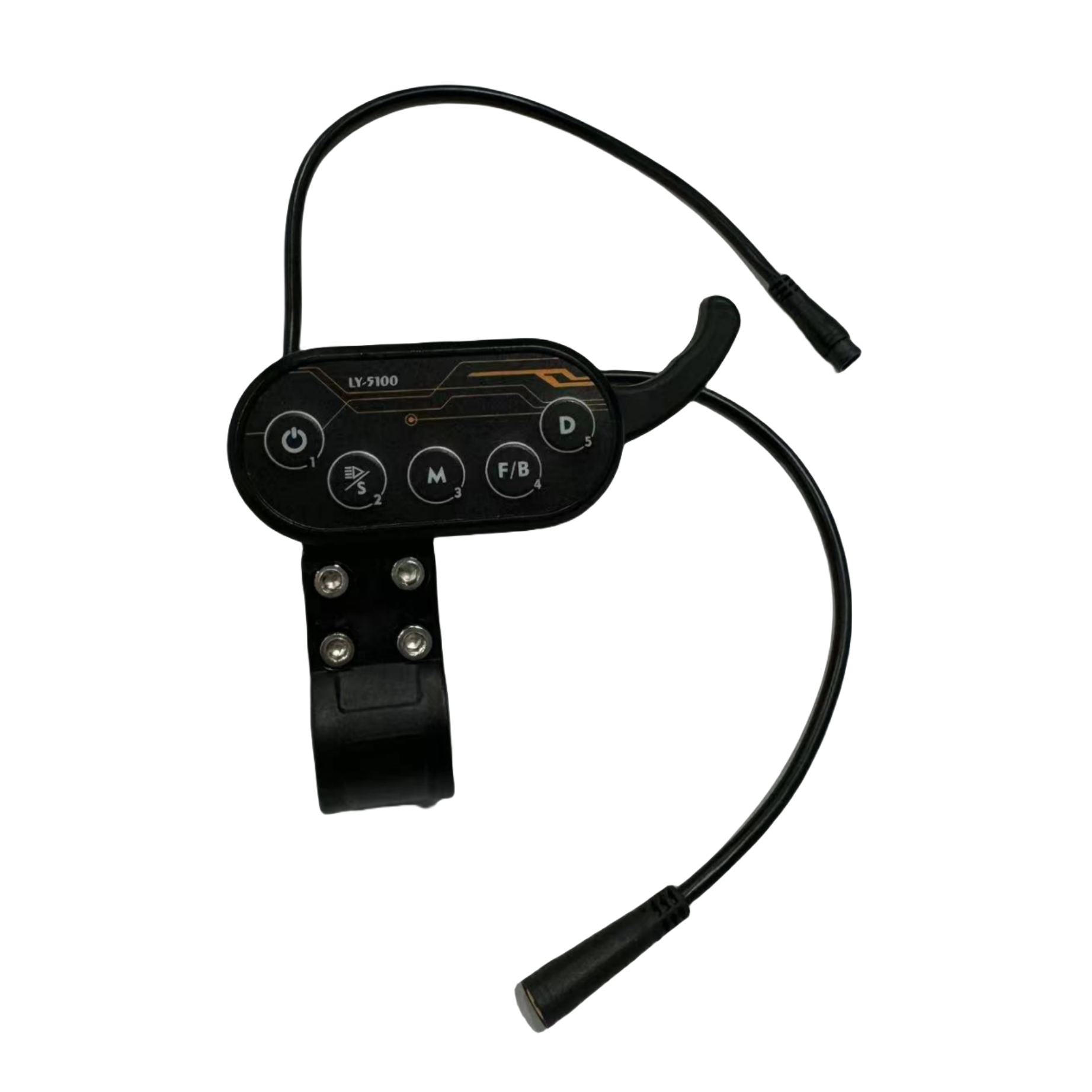 LIVIAE Liya Accelerator Finger Throttle Display With Assistant Button for Molo 5 R7 R8 G14 M9